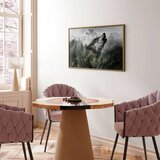  Plakat - Howling Wolf 42x29.7 Zlatni okvir | shoptok.hr