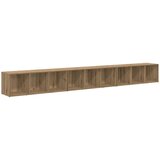  Set TV komoda Zidne 3 pcs Umjetnički hrast 37 x 35 x 107 cm | Eponuda.com