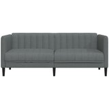 Maison Chic kavč - Sofa - Kanape dvosed temno siva tkanina, (21726484) Cene