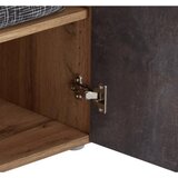 Mömax omara za čevlje venedig, temno siva, hrast | Shoptok.si