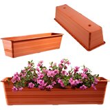 KADAX Balkonski lonec 60 cm Cvetlični lonec Balkonski terakotni cvetlični lonec, (5000352553) | Shoptok.si