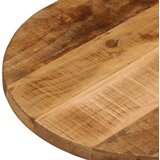 Stolna ploča 100x40x3 8 cm ovalna od masivnog grubog drva manga | shoptok.hr