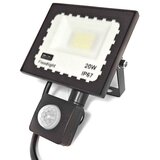  20W reflektor črn 6500K IP67 + senzor gibanja Cene