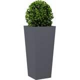  Vrtne sadilice 2 kom antracit 35x35x75 cm čelične | shoptok.hr