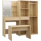  Set toaletnog stolića boja hrasta sonome LED konstruirano drvo - sonoma hrast 1 1 Slike