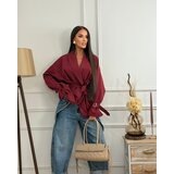  Ženska bordo jakna Rubane Cene