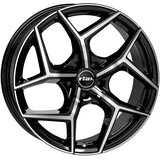 RIAL A18 5x112 ET40 8,0x18 SALENTO črna spredaj polirana 66,6 (Audi, Cupra, Ford Galaxy, Tourneo/Tra | Shoptok.si