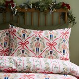 Catherine Lansfield Posteljina za krevet za jednu osobu u prirodnoj boji 135x200 cm Christmas Nutcracker Bows – | shoptok.hr
