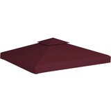  Pokrov za sjenicu s 2 razine 310 g/m² 3 x 3 m bordo | shoptok.hr