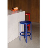 noo.ma Plava željezna barska stolica (visine sjedala 65 cm) Doon – | shoptok.hr