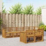  Set vanjskih sofa 8 kom. Prirodna Poliester | shoptok.hr