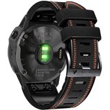 INF Bel silikonski pašček za uro za Garmin Fenix 8X 7 6X 6 5X 5 5S Black 26 mm, (21605361) | Shoptok.si