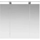  Kopalniška ogledalna omara z LED lučmi Bela 80 x 14.5 x 70 cm, (5000233102) | Shoptok.si
