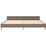  Okvir za krevet bez madraca smeđesivi 200x200 cm od tkanine | shoptok.hr