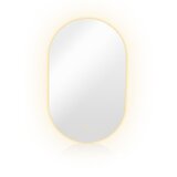Bonami Essentials Stensko ogledalo z lučjo 50x80 cm Eclipse – | Shoptok.si