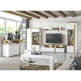 Hom`in komoda, bela, barve hrasta | Shoptok.si