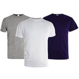  T-SHIRT SET 3/1 plava,siva,bijela vel.L Cijene