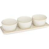 SG SET ZDJELICA ZA POSLUŽIVANJE ARYA, 9,5X5,5X9,5CM KERAMIKA BIJELA 4/1 Cijene