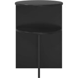  Bocni stol Crni hrast Ø 39,5 x 55 cm Konstruirano drvo | shoptok.hr