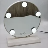 Ogledalo sa LED sijalicama za šminkanje i negu