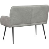  Dvosjed s metalnim nogama 2-sjedalo Svjetlosiva Baršun | shoptok.hr