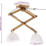  Stropna svjetiljka 25 W bijela 29 x 18 x 85 cm E27 | shoptok.hr