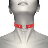 Coquette Hand Crafted Choker Keys Heart 229296 Red Cijene