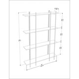Kalune Design Moss - Green, Black GreenBlack Bookshelf | ePonuda.com