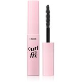 ETUDE Curl Fix Mascara Mini vodoodporna maskara za volumen in vihanje trepalnic odtenek Black 4 g | Shoptok.si