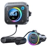  Avto FM oddajnik LCD bluetooth 12-24V 2x USB + USB-C 30W Cene