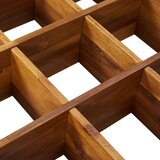  Povišena vrtna gredica za bilje od bagremovog drva 60x60x15 cm | shoptok.hr