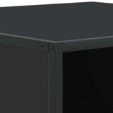  za kavu crni 100x100x30 cm Konstruirano drvo i metal | shoptok.hr