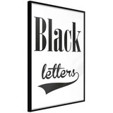 Poster - Black Lettering 40x60 | shoptok.hr