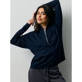 Sinsay Half-zip trenirka s viskozom Slike