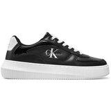 Calvin Klein Jeans Kožne tenisice CHUNKY CUPSOLE boja: crna, YW0YW01410 | shoptok.hr