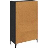  Highboard Crni hrast 70 x 31 x 115 cm Obrađeno drvo i čelik | shoptok.hr