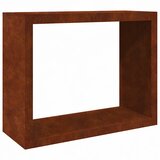  Stalak za drva za ogrjev 100x40x80 cm Pohabani čelik | shoptok.hr