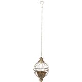 Esschert Design Aged Metal okrogli viseči cvetlični lonec - S Cene