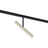 QAZQA Sodobni reflektor bež barve s črno za 1-fazni sistem tirnic - Slimline Avery | Shoptok.si