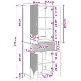  Set ormara 2 kom. Hrast sonoma Konstruirano drvo | shoptok.hr