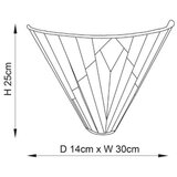  Endon 63940 - Zidna lampa Tiffany ASTORIA 1xE14/40W/230V | Eponuda.com
