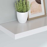  Plutajuća zidna polica bijela 90 x 23,5 x 3,8 cm MDF | shoptok.hr