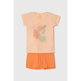 Zippy Otroška bombažna pižama 2-pack oranžna barva