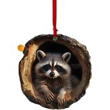 INF Akrilni rakun ornament - ljubka živalska viseča dekoracija, (21625477) | Shoptok.si