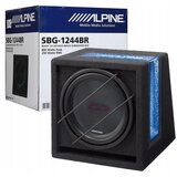 Alpine SBG-1244BR Subwoofer u kutiji 12 250W RMS 800W Cene