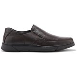 Shelvt Men's brown faux leather loafers | Shoptok.si