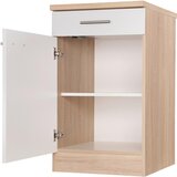 RESPEKTA Kuhinjska Spodnja Omarica Merle, Barva Hrasta, Bela | Shoptok.si