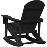  Adirondack ljuljačka Crna 92 x 73,5 x 92 cm HDPE | shoptok.hr