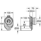 Grohe 39732000 sifon za pisoar | Shoptok.si