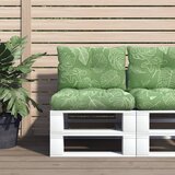 vidaXL Blazina za palete 2 kosa vzorec listov oxford blago Cene
